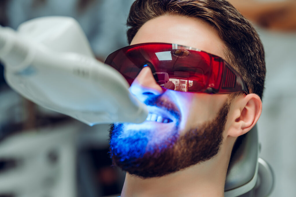 ZOOM Teeth Whitening procedure in Oklahoma City